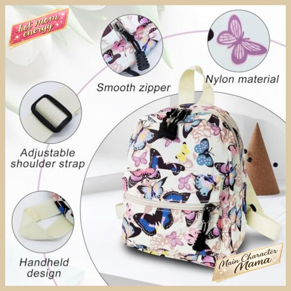 Nylon Mini Backpack Purse Lightweight Adjustable … - image 3